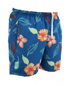 Short Floral Estampado Calção elastano P M G Gg Verão